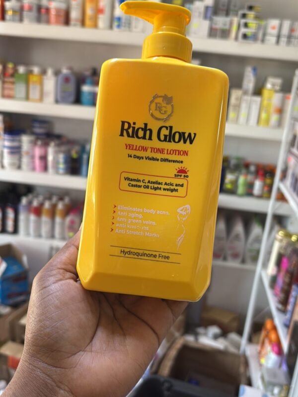 RICH GLOW YELLOW TONE LOTION