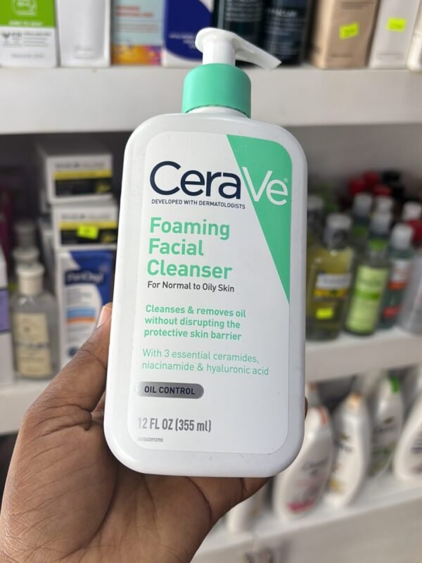 Cerave facial foaming cleanser 12oz