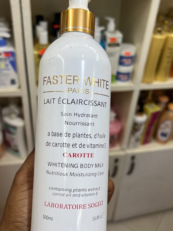 Faster White Carotte Whitening Body Milk 500ml