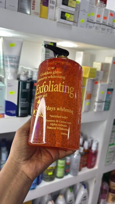 Golden Glow Exfoliating Shower Gel 1000ml – Carrot