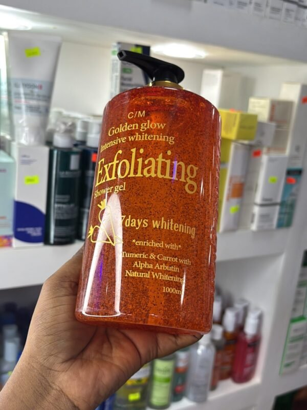 Golden Glow Exfoliating Shower Gel 1000ml – Carrot