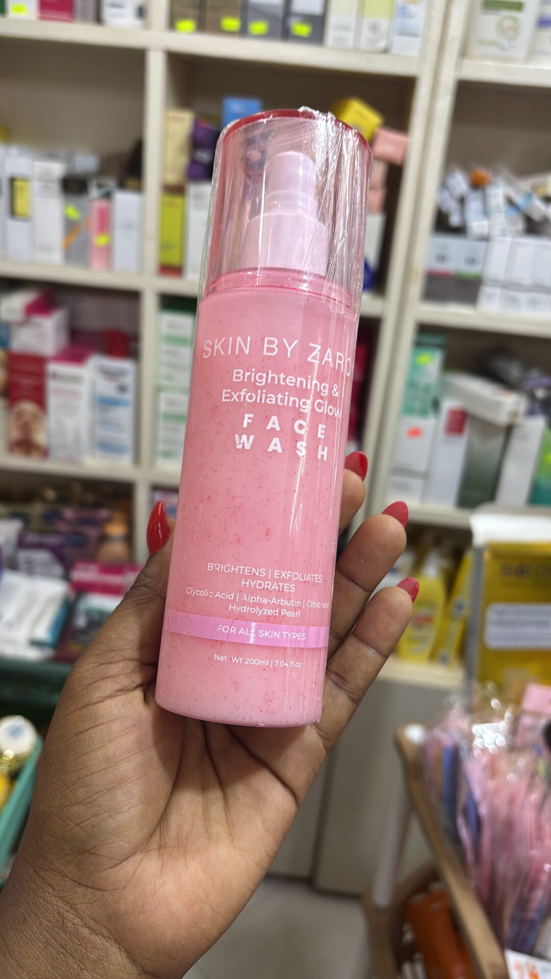 Skin by Zaron Brightening & Exfoliating Glow Face Wash