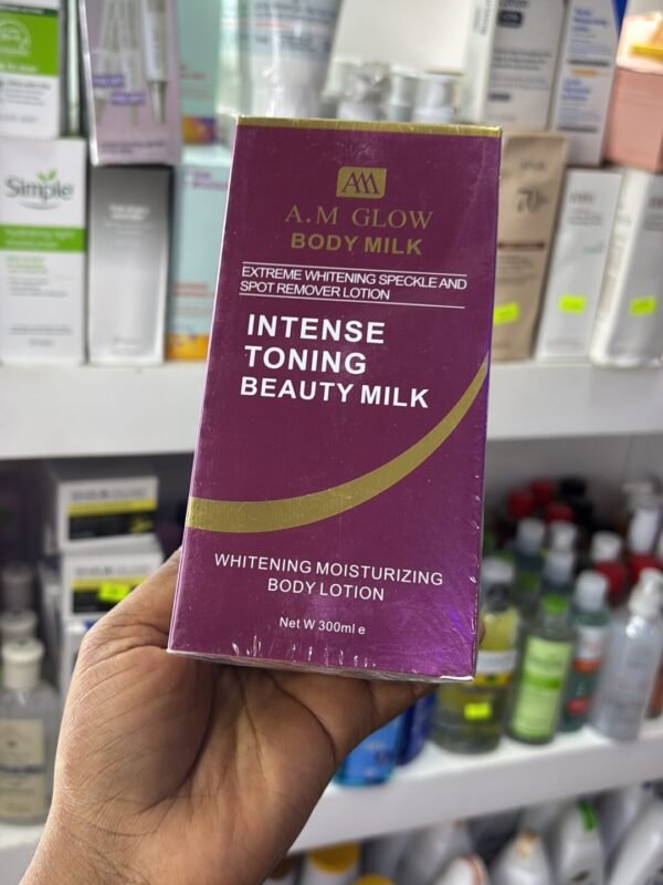 A.M Glow Intense Toning Whitenning Beauty Milk-300ml