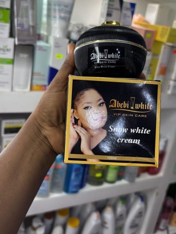 Abebi white Gluta Black snow white face cream