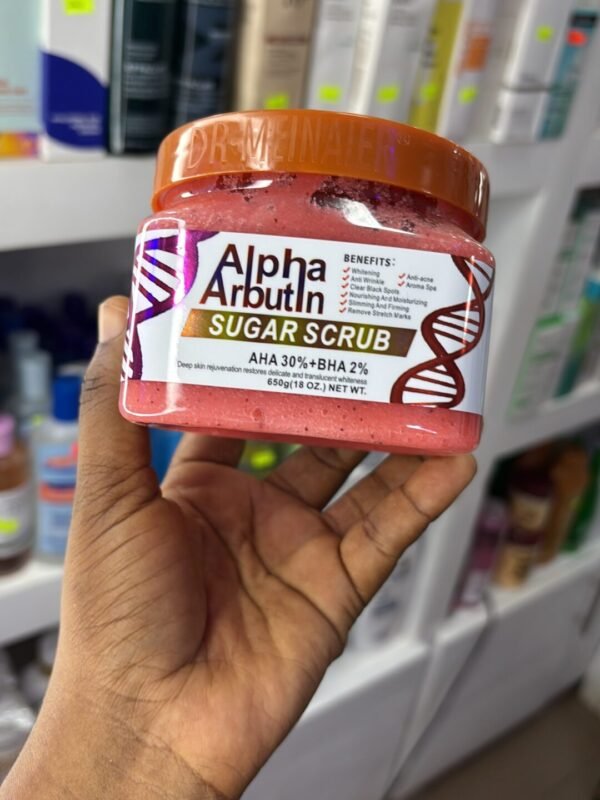 Dr Meinaier Alpha Arbutin Sugar Scrub with AHA and BHA