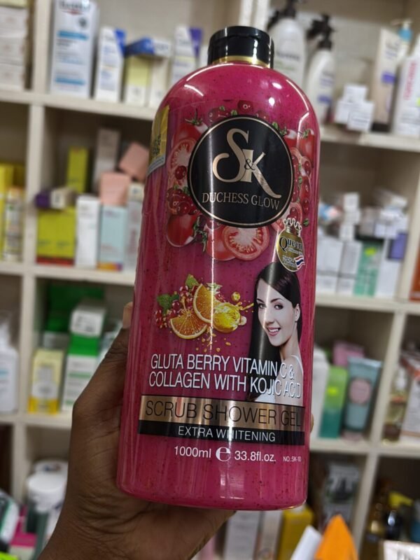 Sk duchess glow gluta berry vitamin c, collagen Vitamin C scrub Bath gel 1000ml