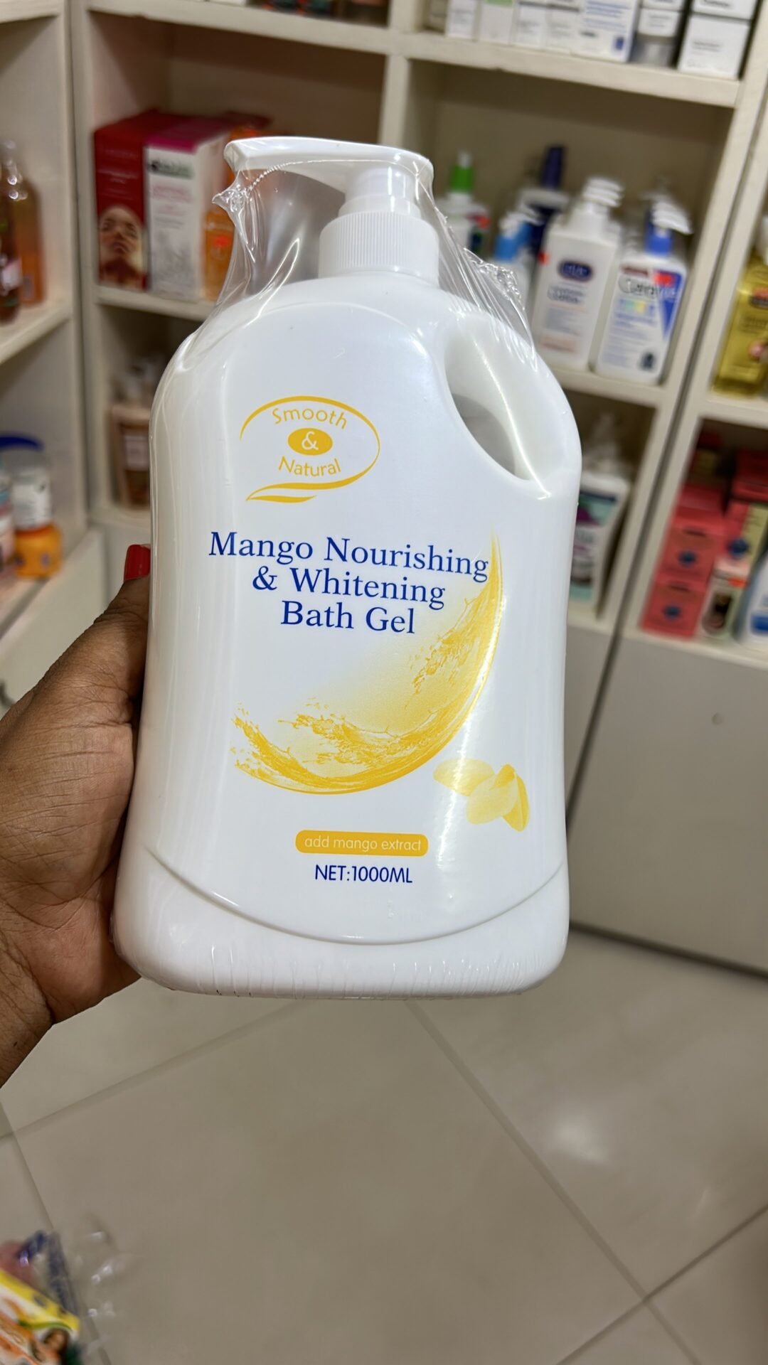 Mango nourishing and whitening shower gel