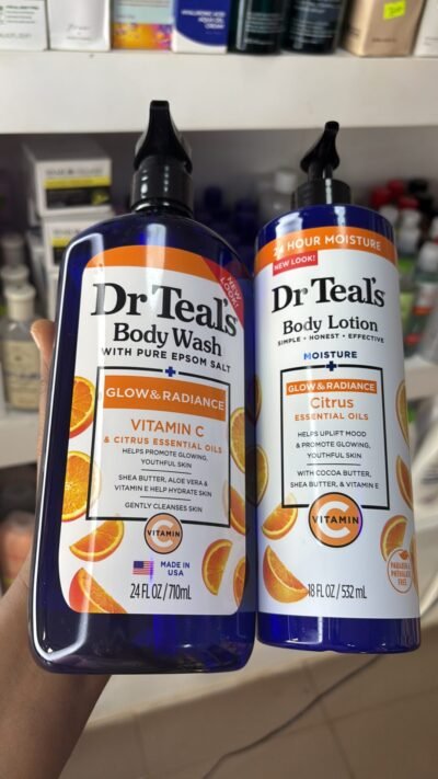 Dr teals vitamin c lotion and body wash