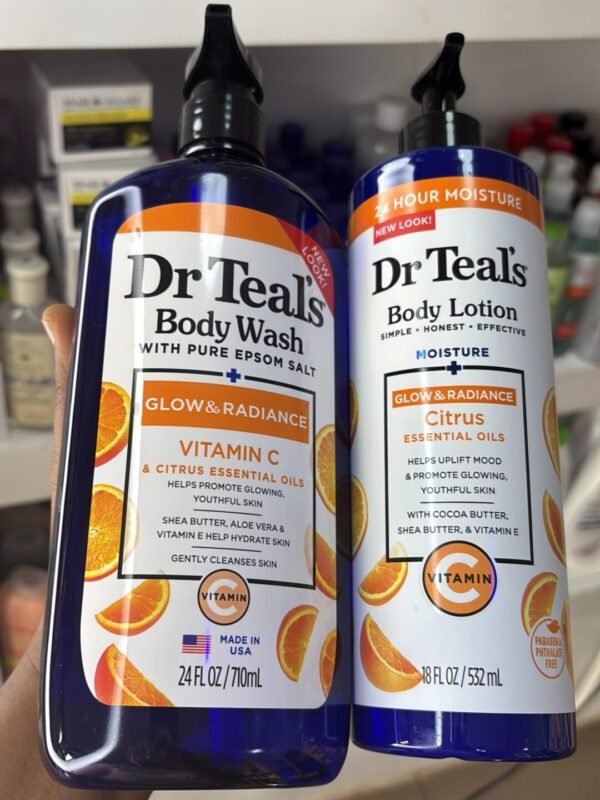 Dr teals vitamin c lotion and body wash