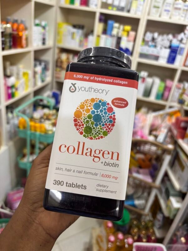 Youtheory Collagen Plus Biotin, 390 Tablets