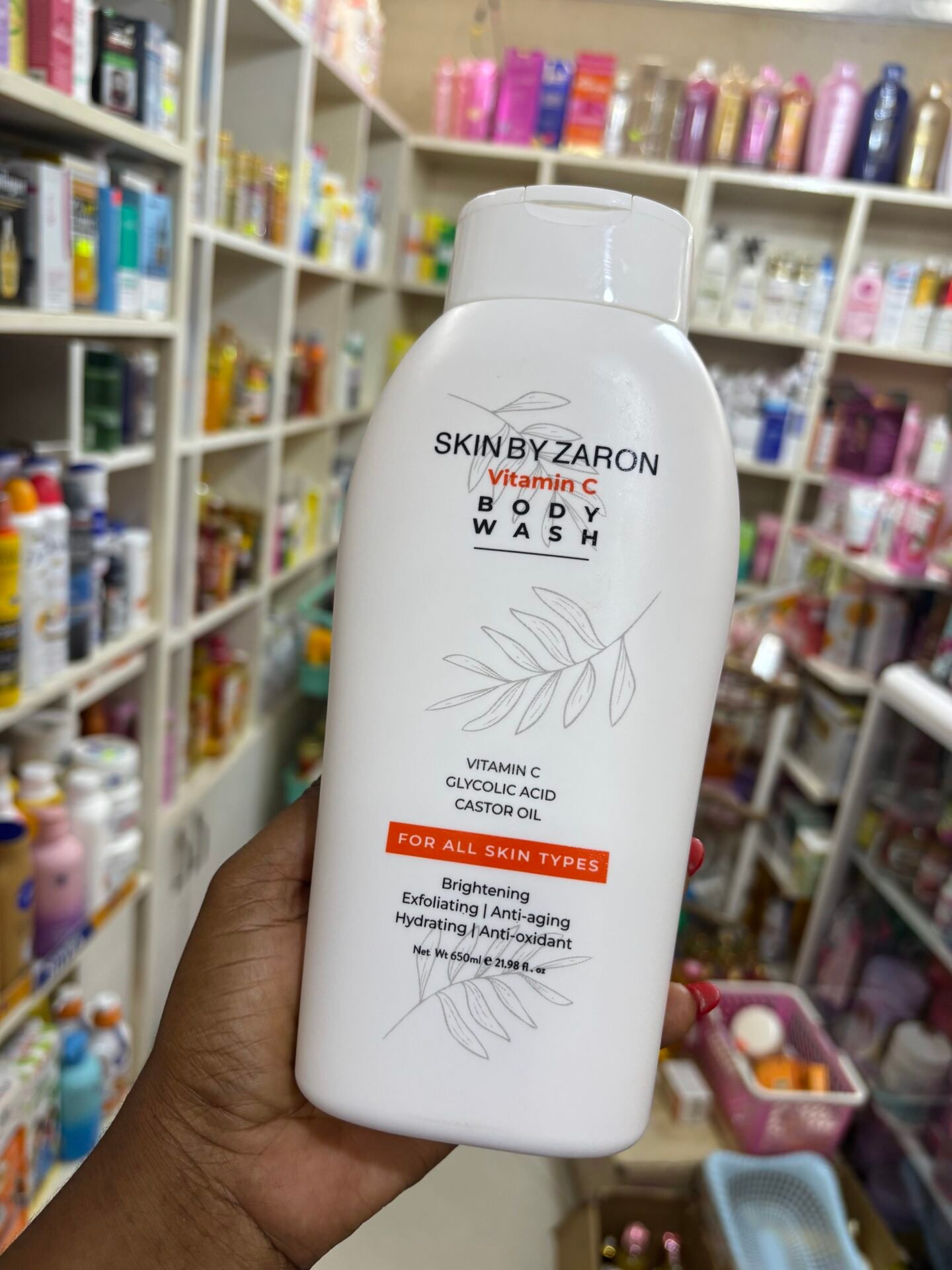 Skin by Zaron vitamin c body wash