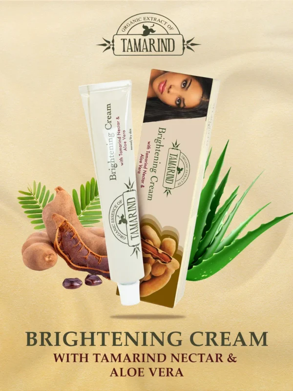 Organic Extract of Tamarind Brightening Cream Tube