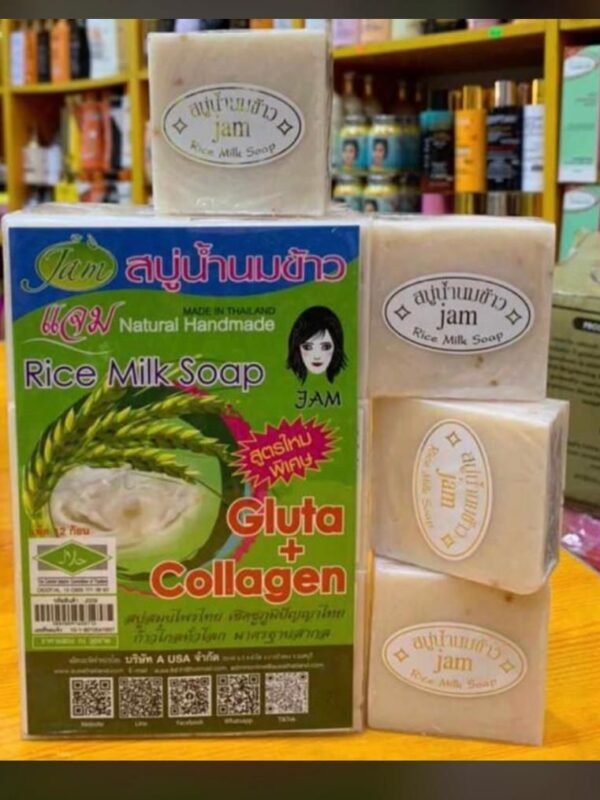 Jam rice facial soap