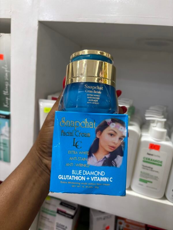 Snapchat facial cream