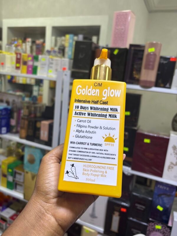 Golden glow lotion