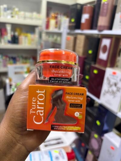 Pure carrot face cream