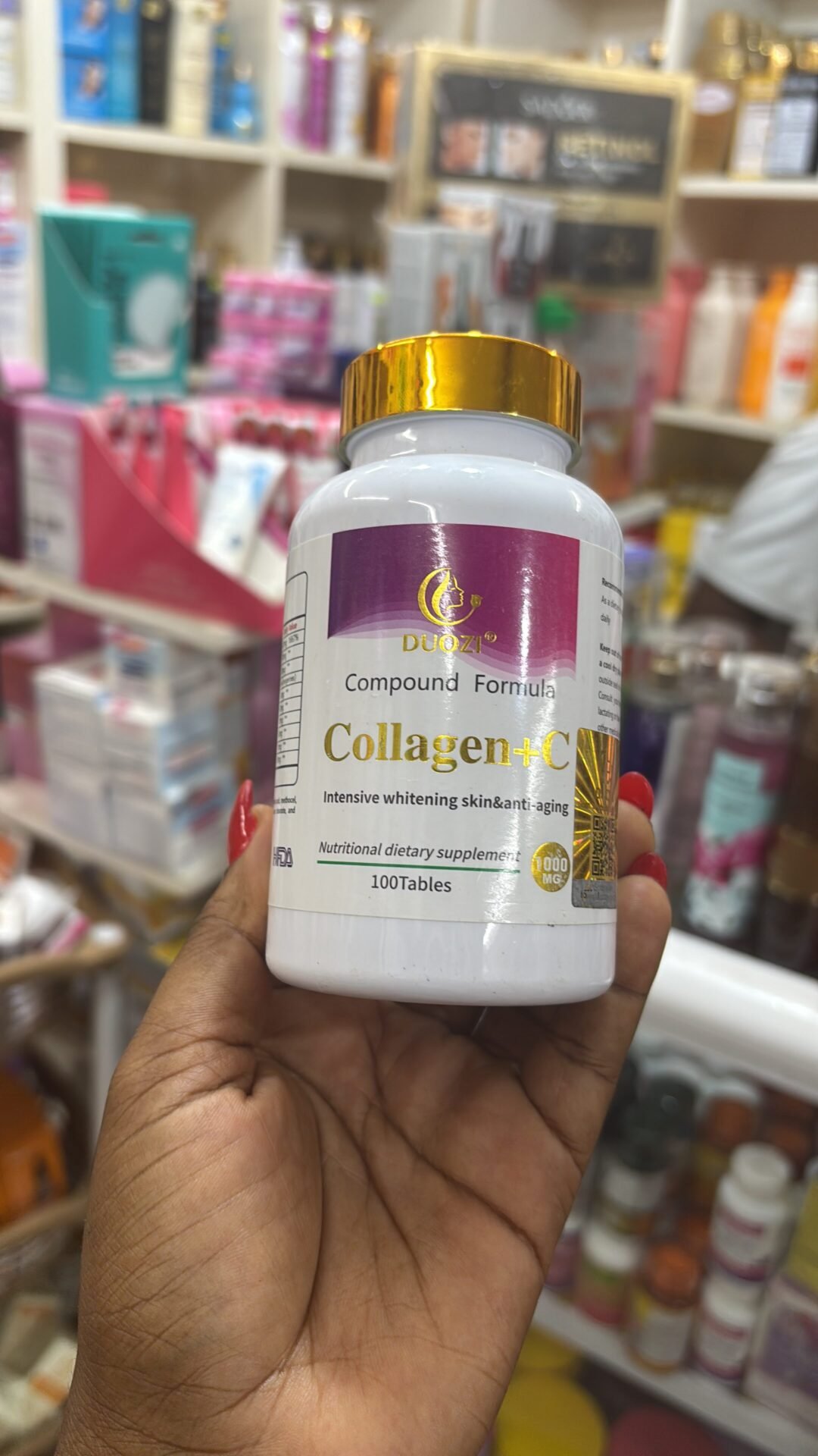 Duozi Collagen Compound Formula Collagen + Vit C Intense & Anti-Aging Tablet
