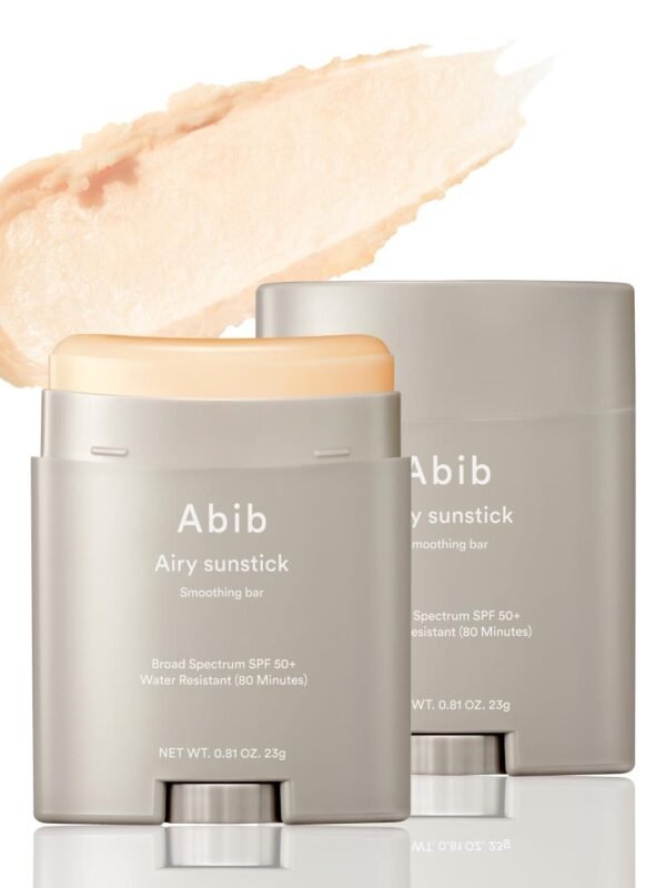 ABIB Airy Sun Stick Smoothing Bar SPF 50+ (0.81 Oz)